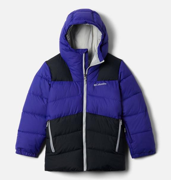 Columbia Arctic Blast Winter Jacket Purple Black For Boys NZ81460 New Zealand